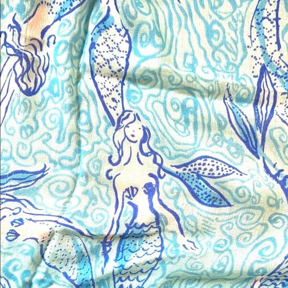 Lilly Pulitzer Murfee Scarf in Mermaid - Picture 3 of 5